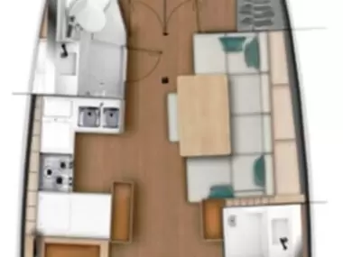 Jeanneau Sun Odyssey 440 między profesjonalistami a osobami prywatnymi w Gouvia