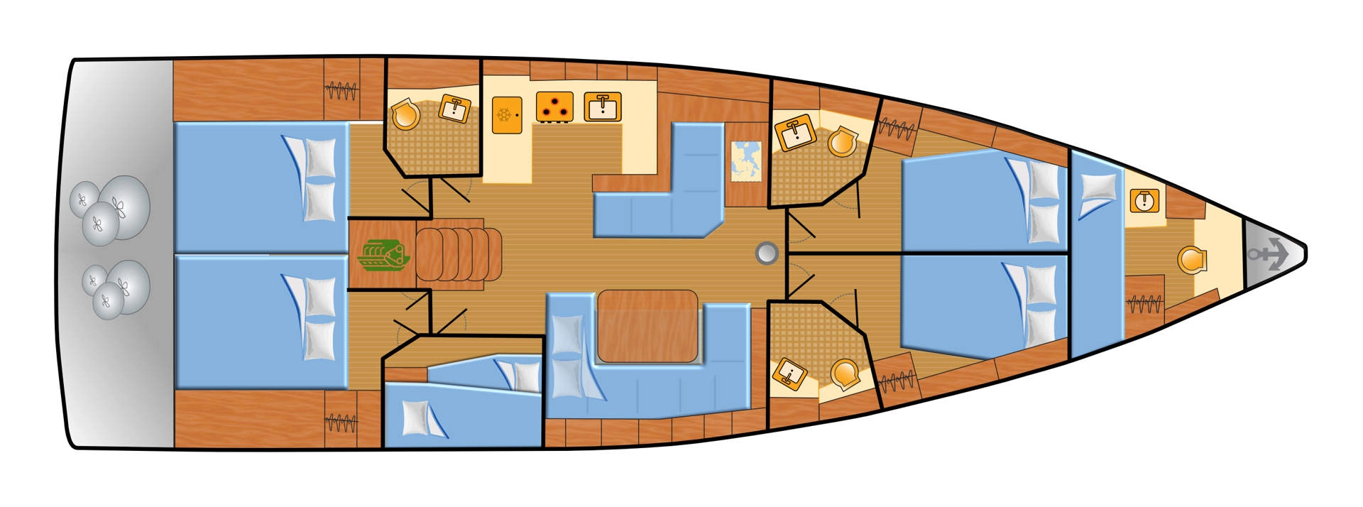 Żaglowiec do wynajmu w Rogoznica w najlepszej cenie