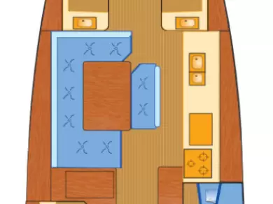 Jeanneau Sun Odyssey 519 między profesjonalistami a osobami prywatnymi w Rogoznica