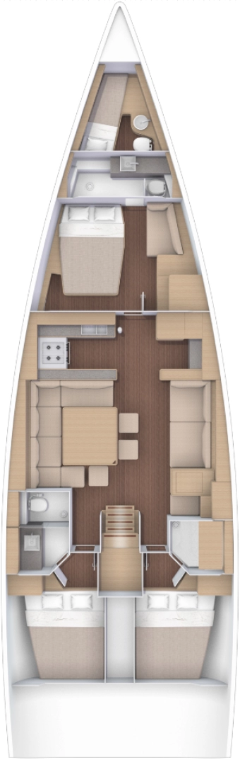 Wynajem łodzi Dufour Dufour 56 Exclusive w Primosten na SamBoat 