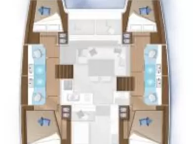 Lagoon Lagoon 40 między profesjonalistami a osobami prywatnymi w Primosten