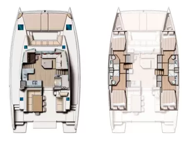 Wynajem Katamaran w Trogir - Bali Bali 4.5