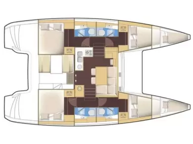 Lagoon Lagoon 40 między profesjonalistami a osobami prywatnymi w Alimos