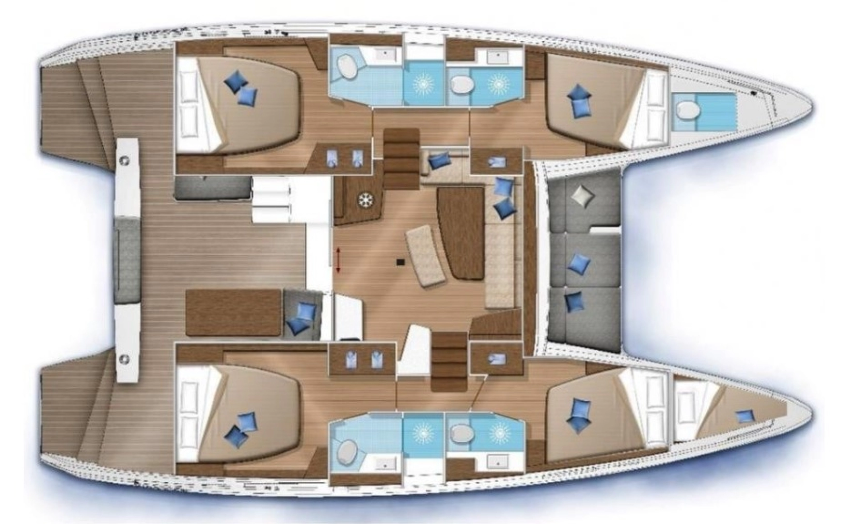 Wynajem łodzi Lefkáda tanio Lagoon 42