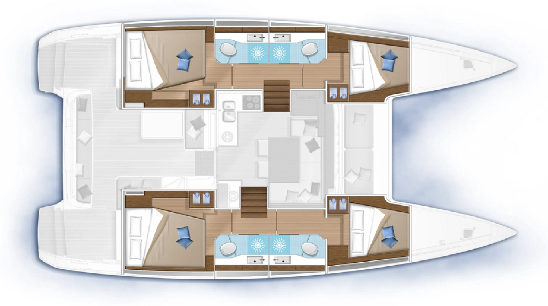 Lagoon Lagoon 40 między profesjonalistami a osobami prywatnymi w Alimos