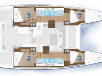 Lagoon Lagoon 40 między profesjonalistami a osobami prywatnymi w Alimos