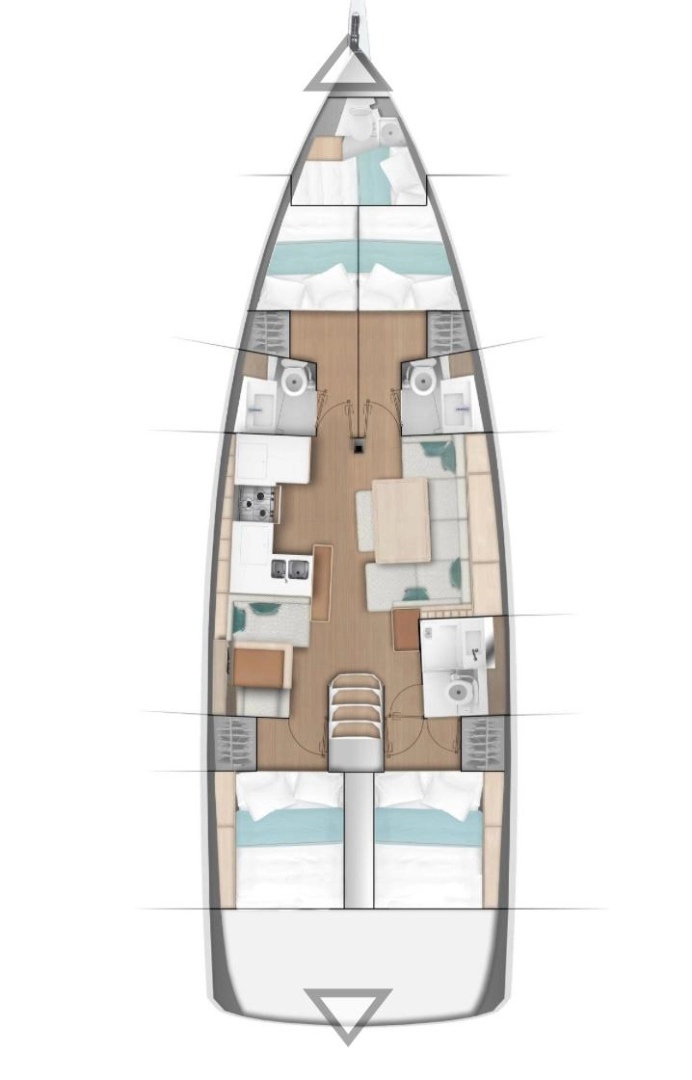 Wynajem w Trogir- Jeanneau Sun Odyssey 490 na SamBoat