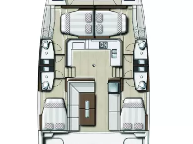 Wynajem łodzi Bali Bali Catspace Voile w Pirovac na SamBoat 