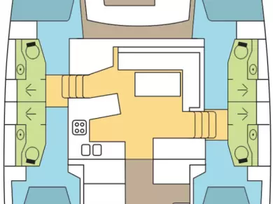 Wynajmij Lagoon Lagoon 450 Sport Top w Marsh Harbour