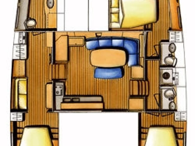 Wynajem Katamaran Lagoon z patentem 