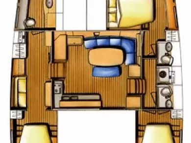 Wynajem Katamaran Lagoon z patentem 