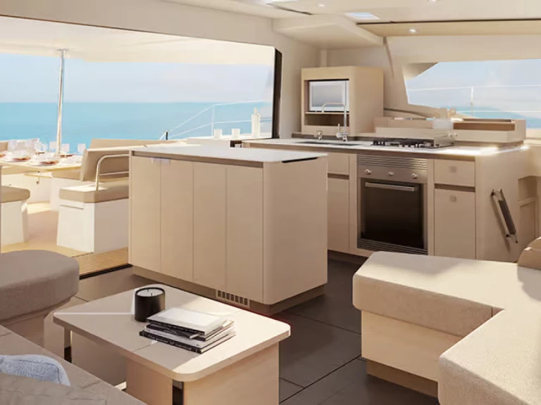 Wynajem Katamaran Fountaine Pajot z patentem 