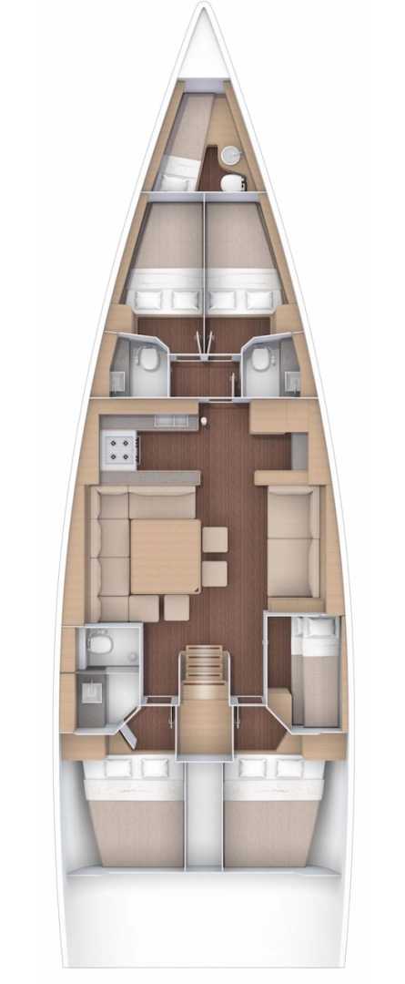 Wynajem łodzi Dufour Dufour 560 Grand Large w Alimos na SamBoat 