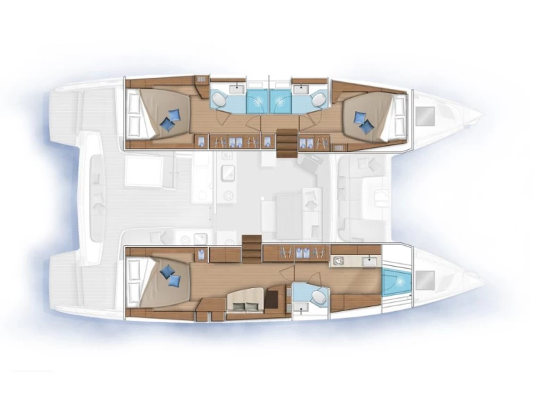 Wynajem Katamaran w Castellammare del Golfo - Lagoon Lagoon 46