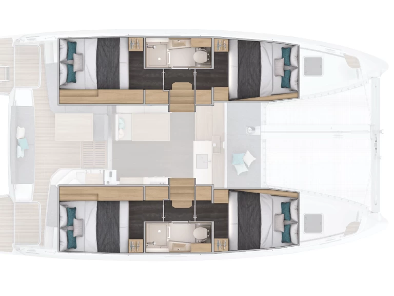 Lagoon Lagoon 38 między profesjonalistami a osobami prywatnymi w Capo d'Orlando