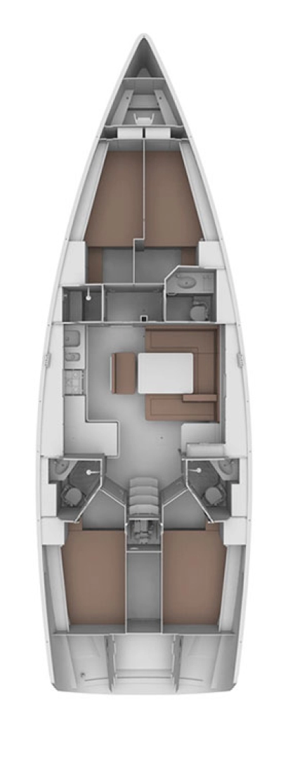 Bavaria Cruiser 46 między profesjonalistami a osobami prywatnymi w Split