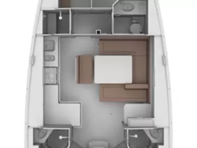 Bavaria Cruiser 46 między profesjonalistami a osobami prywatnymi w Split