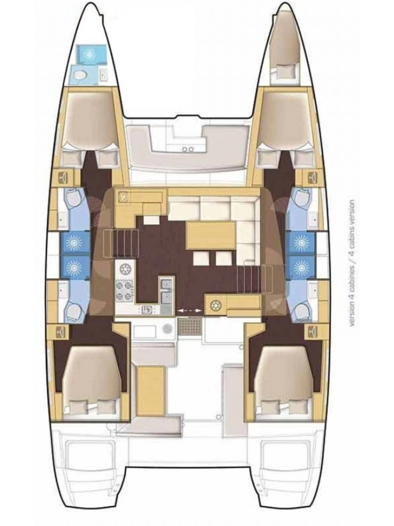 Wynajmij Lagoon Lagoon 46 w Skiathos