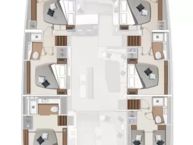 Wynajem Luksusowy jacht w Elliniko - Lagoon Lagoon Sixty 7