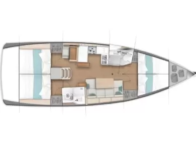 Wynajmij Jeanneau Sun Odyssey 440 w Piso Livadi