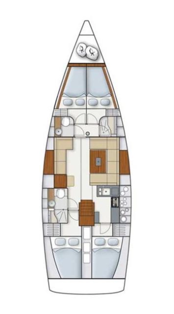 Wynajmij Hanse Hanse 445 w Fethiye