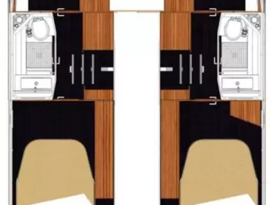 Wynajem Motorówka Fountaine Pajot z patentem 