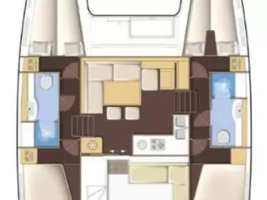 Wynajmij Lagoon Lagoon 400 S2 w Trogir