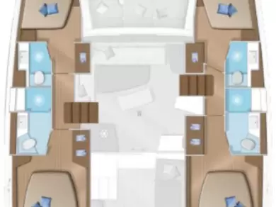 Lagoon Lagoon 42 między profesjonalistami a osobami prywatnymi w Trogir