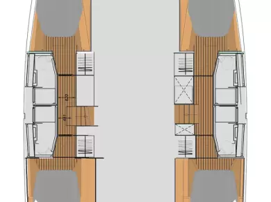 Wynajmij Fountaine Pajot Elba 45 w Road Town