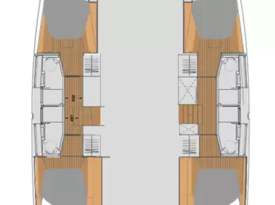 Wynajem łodzi Fountaine Pajot Elba 45 w Elliniko na SamBoat 