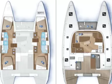 Wynajem Katamaran Lagoon z patentem 