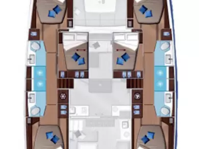 Wynajmij Katamaran z lub bez skippera Lagoon w Donji Seget