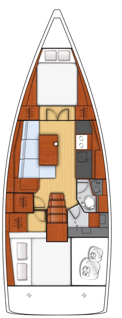 Wynajmij Bénéteau Oceanis 38.1 w Goecek