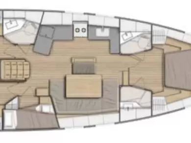 Wynajem Żaglowiec w Komolac - Bénéteau Oceanis 46.1