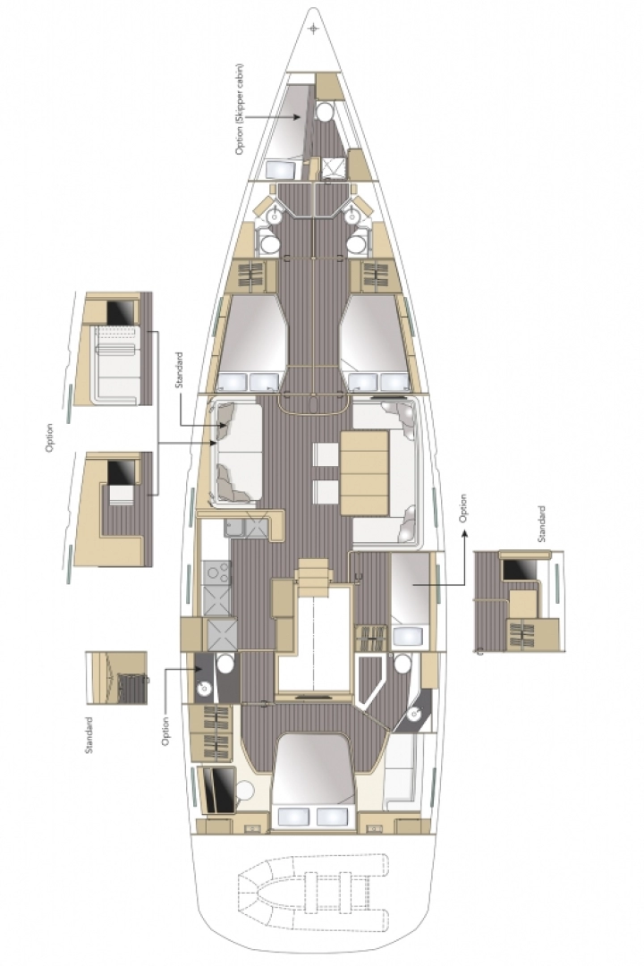 Wynajem łodzi Jeanneau Jeanneau 64 w Pula na SamBoat 