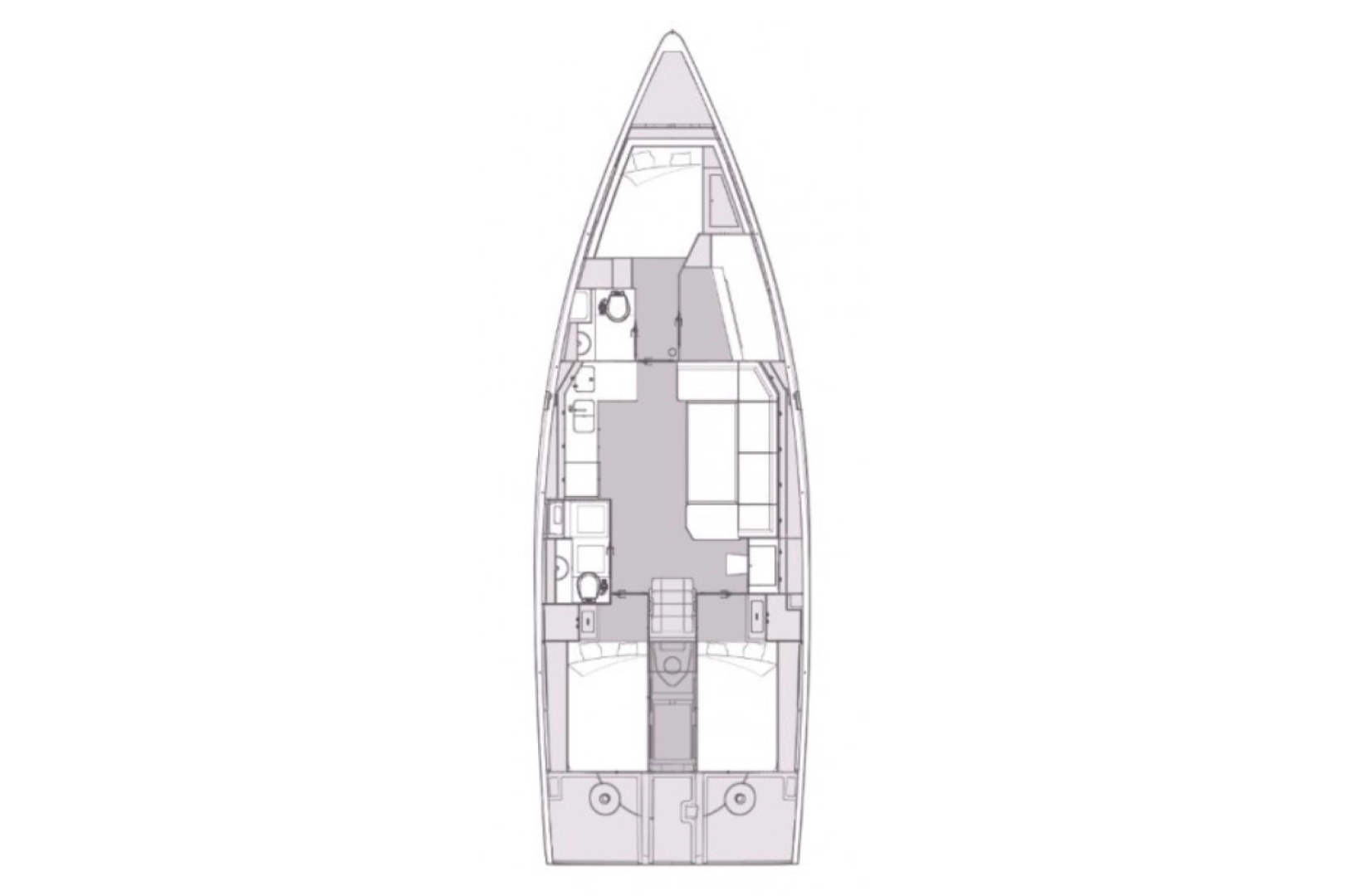 Wynajem łodzi Biograd na Moru tanio Impression 45