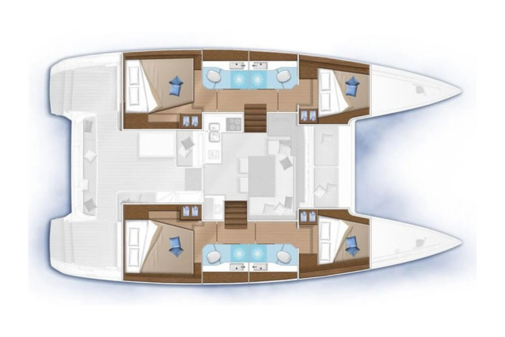 Wynajmij Katamaran z lub bez skippera Lagoon w Pirovac