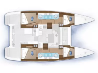 Wynajmij Katamaran z lub bez skippera Lagoon w Pirovac