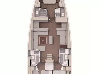 Wynajem Żaglowiec Dufour z patentem 