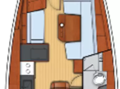 Bénéteau Oceanis 41.1 między profesjonalistami a osobami prywatnymi w Goecek