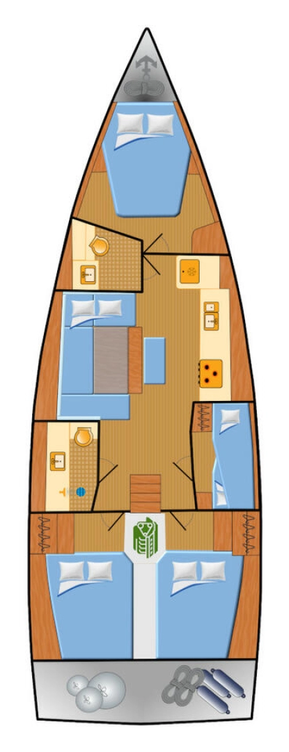 Wynajem łodzi Dufour Dufour 430 w Pula na SamBoat 