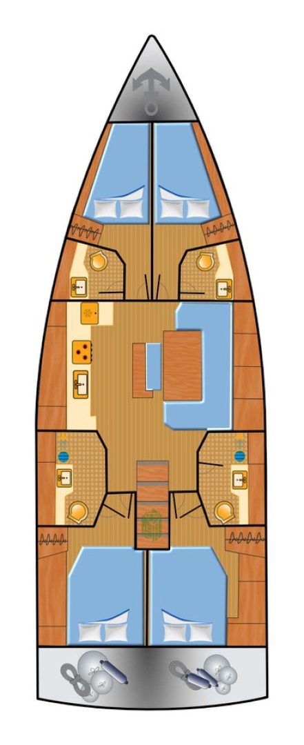 Wynajmij Hanse Hanse 460 w Biograd na Moru