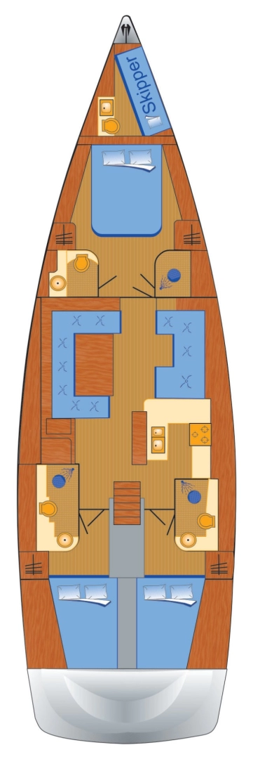 Wynajmij Żaglowiec z lub bez skippera Hanse w Biograd na Moru