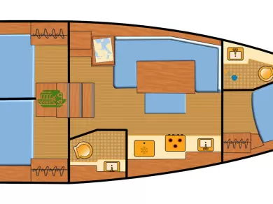 Bénéteau Oceanis 37.1 między profesjonalistami a osobami prywatnymi w Biograd na Moru