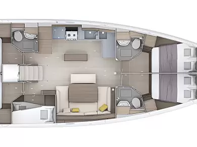 Wynajmij Bénéteau Oceanis 52 - 6 cab. w Biograd na Moru