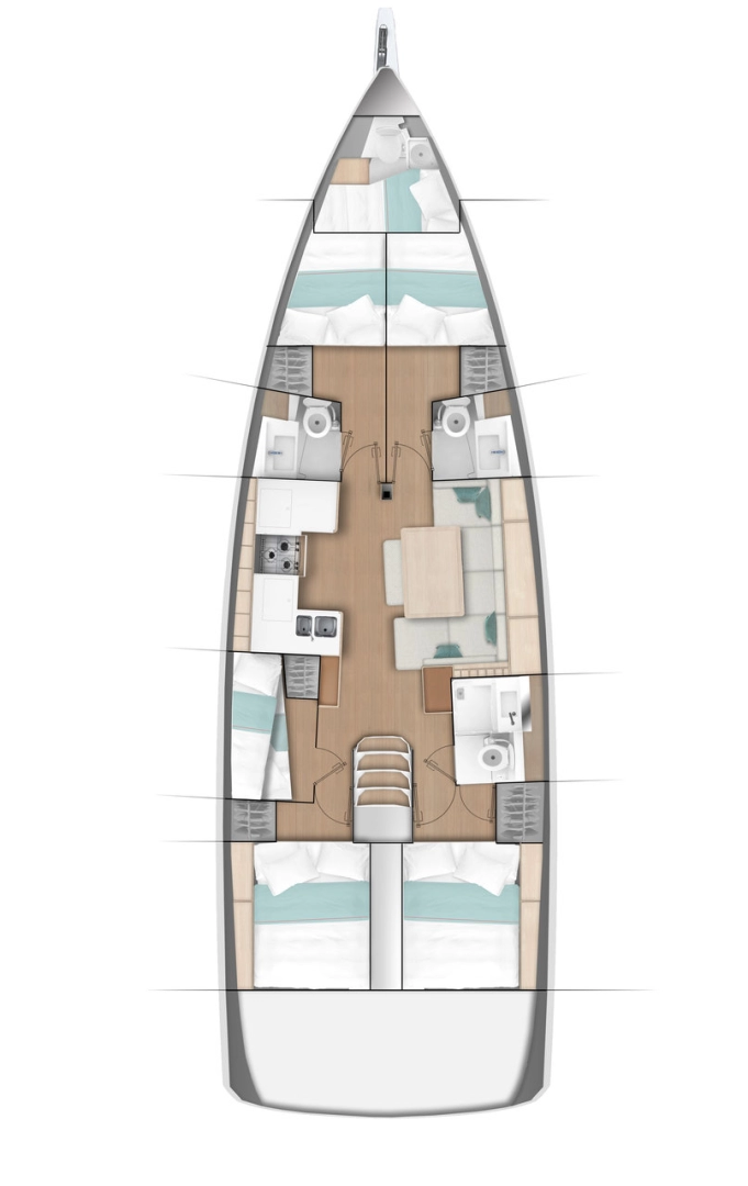 Wynajem w Primosten- Jeanneau Sun Odyssey 490 na SamBoat