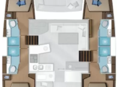 Wynajmij Lagoon Lagoon 450 F w Alimos