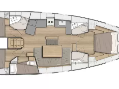 Wynajmij Bénéteau Oceanis 46.1 w Komolac