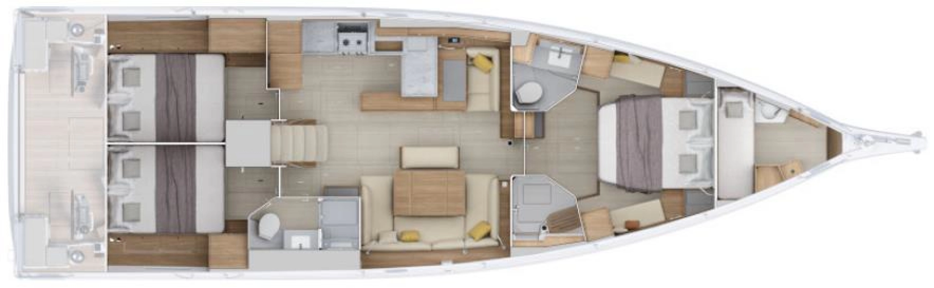 Wynajem w Split- Bénéteau Oceanis 52 - 3 cab. na SamBoat