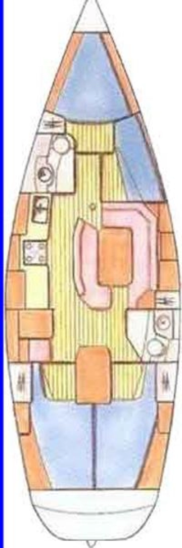 Jeanneau Sun Odyssey 42.2 między profesjonalistami a osobami prywatnymi w Gouvia